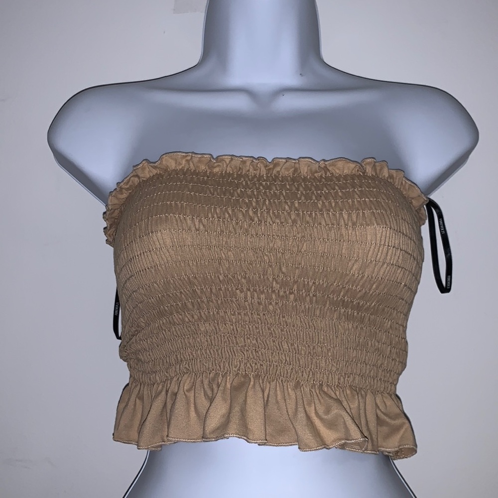Forever 21 Beige Tube Top